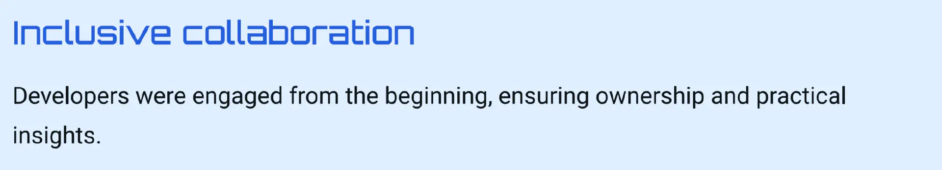 Inclusive Collaboration